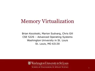 Understanding Memory Virtualization in Operating Systems