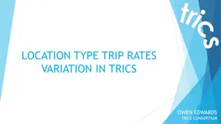 Analysis of Trip Rates Variation in TRICS Consortium by Owen Edwards