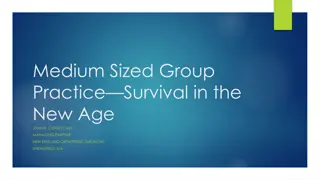Survival Strategies for Medium-Sized Orthopedic Group Practices