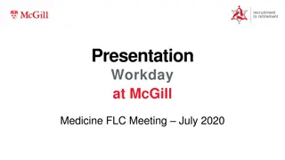 Workday at McGill: Empowering Academic Staff Efficiency