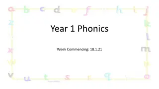 Year 1 Phonics - Learning Sounds and Words