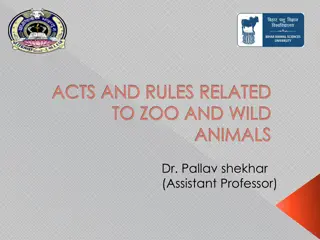 Wildlife Protection Act, 1972 - Important Sections and Rules