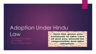 Adoption under Hindu Law