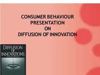 The Diffusion of Innovation in Consumer Behavior