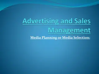 Media Planning and Selection in Advertising