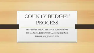 County Budgeting Process in Mississippi