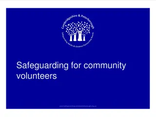 Safeguarding for Community Volunteers