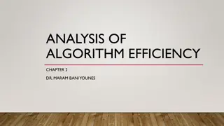 Understanding Algorithm Efficiency Analysis