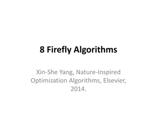 Firefly Algorithm in Nature-Inspired Optimization