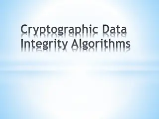 Understanding Cryptographic Data Integrity Algorithms