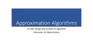 Approximation Algorithms: Types, Terminology, and Performance Ratios