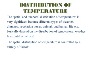 The Spatial and Temporal Distribution of Temperature