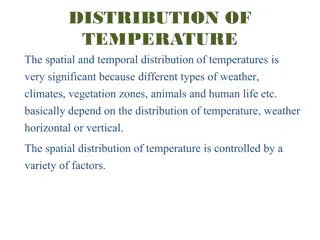 Understanding the Spatial and Temporal Distribution of Temperature