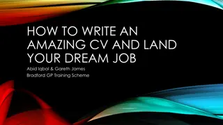 Mastering Your CV and Securing Your Ideal Job in GP Training