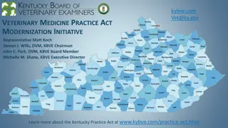 Kentucky Veterinary Medicine Practice Act Modernization Initiative Overview