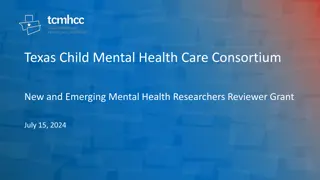 Texas Child Mental Health Care Consortium Grant Review Process and Funding Distribution
