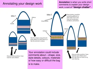 Annotating Your Design Work: Importance and Techniques