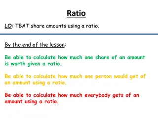 Mastering Ratios: Share Amounts and Calculate Values