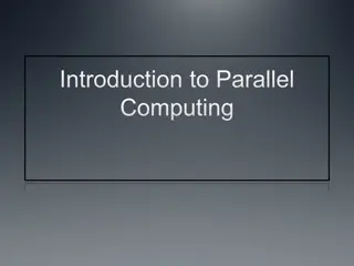 Exploring Parallel Computing: Concepts and Applications