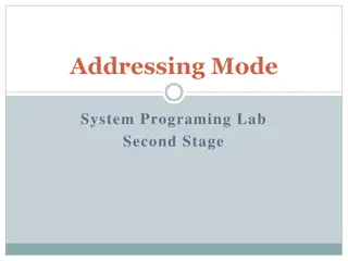 Understanding Data Addressing Modes in System Programming
