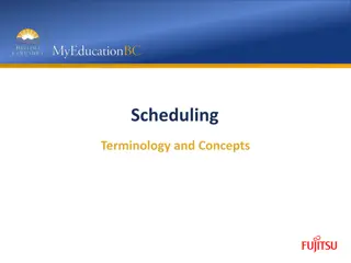 Understanding Scheduling Terminology and Concepts in MyEdBC