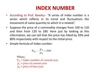 Index Numbers in Economics