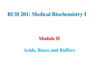 Understanding Acids, Bases, and Buffers in Medical Biochemistry