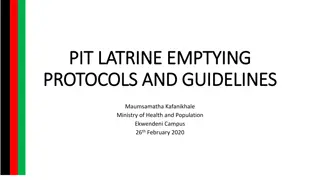 Pit Latrine Emptying Protocols and Guidelines for Effective Sanitation Management