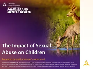 The Impact of Sexual Abuse on Children