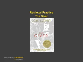 Retrieval Practice Insights: The Giver and Concepts Explained