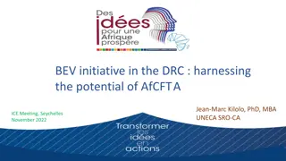 Unlocking Economic Potential in the DRC through the BEV Initiative