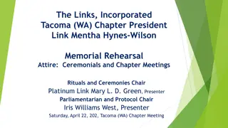 The Links, Incorporated Tacoma (WA) Chapter Overview