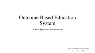 Outcome-Based Education System and Bloom's Taxonomy in Engineering Education