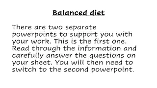 The Importance of a Balanced Diet