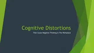 Recognizing Cognitive Distortions in the Workplace