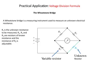 Wheatstone Bridge Circuit for Resistance Measurement