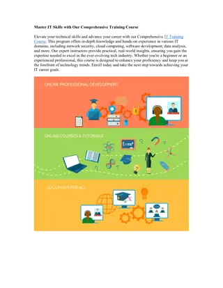 Master IT Skills with Our Comprehensive Training Course