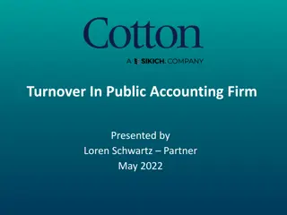 Challenges and Solutions in Addressing Turnover in Public Accounting Firms