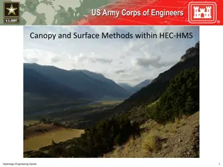 Canopy and Surface Methods in HEC-HMS