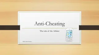 Combatting Cheating in Chess: The Role of the Arbiter and FIDE Regulations