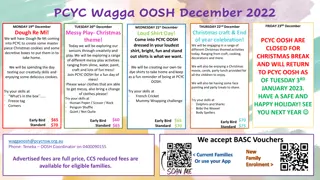 Exciting Holiday Activities at PCYC Wagga OOSH in December 2022 and January 2023