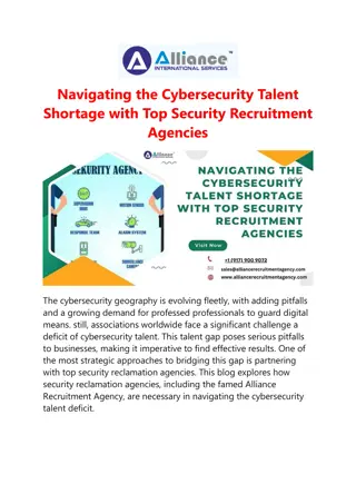 Navigating Cybersecurity Talent Shortage with Top Security Recruitment Agency