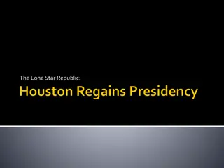 The Lone Star Republic: Sam Houston's Presidency Challenges