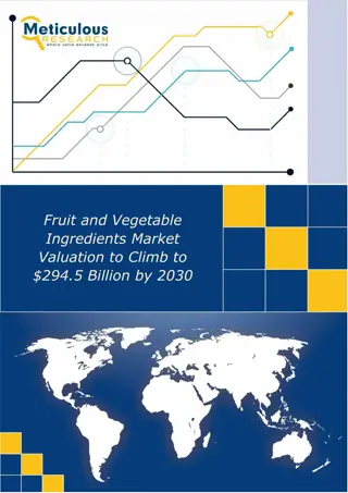 Fruit and Vegetable Ingredients Market 