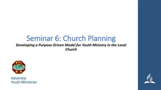 Developing a Purpose-Driven Model for Youth Ministry in the Local Church