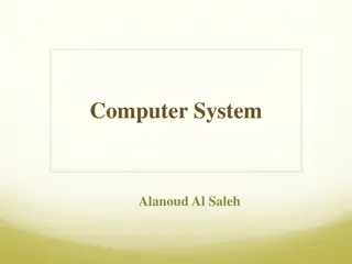 Understanding Computer Systems: Components and Organization
