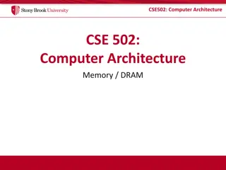 Computer Architecture: Understanding SRAM and DRAM Memory Technologies
