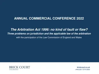 Annual Commercial Conference 2022: Challenges in Arbitration Jurisdiction