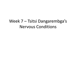 Exploration of Gender and Sexuality in Tsitsi Dangarembga's 