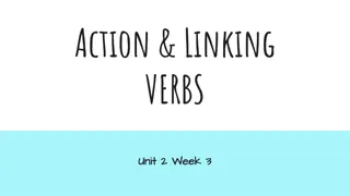 Understanding Action and Linking Verbs in Sentences